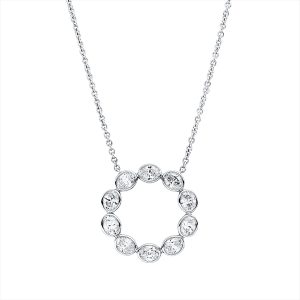 Collier 18 kt WG Kreuz