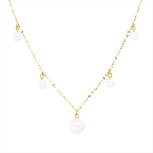 Collier  18kt Gelbgold mit ZÖ 40,6 cm mit 0,00ct Diamanten