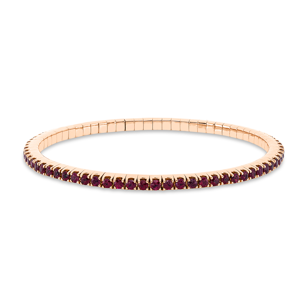 Armband 4er-Krappe 18 kt RG, Flex-Band, variabel