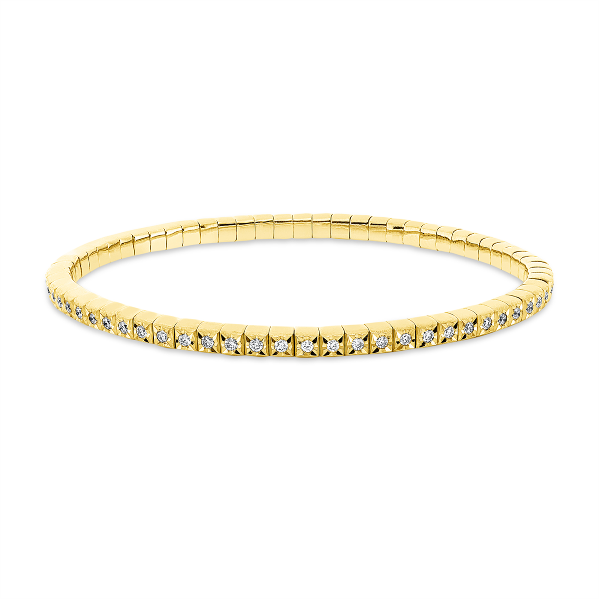 Armband 18 kt GG, Flex-Band, variabel