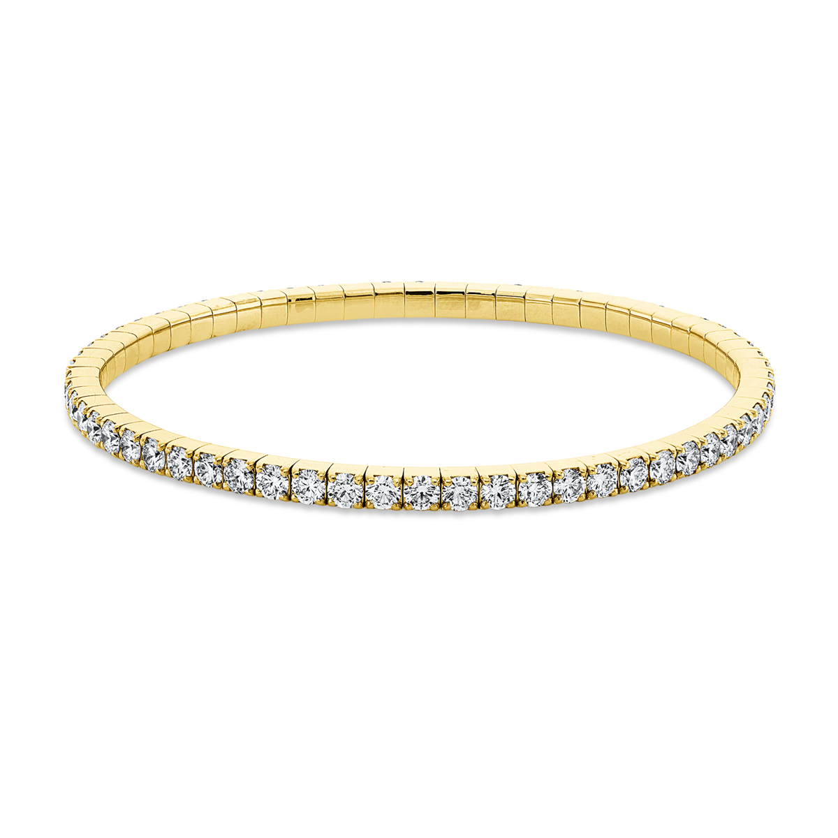 Armband 4er-Krappe 18 kt GG, Flex-Band, variabel