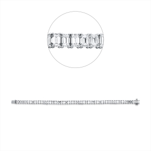 Armband 4er-Krappe 18 kt WG