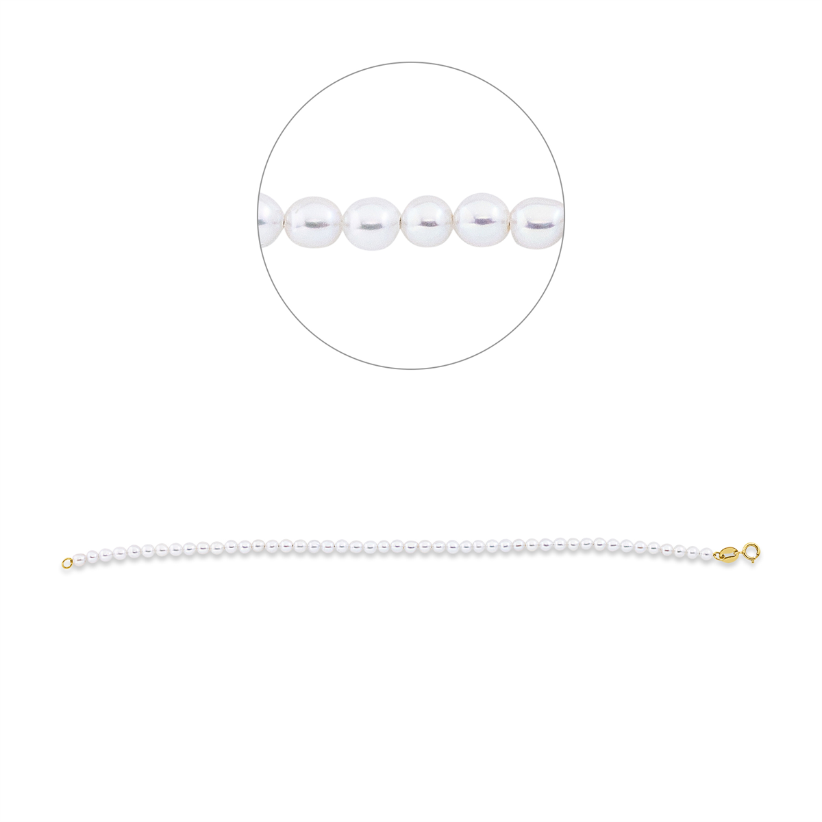 Armband  18kt Gelbgold mit 0,00ct Diamanten