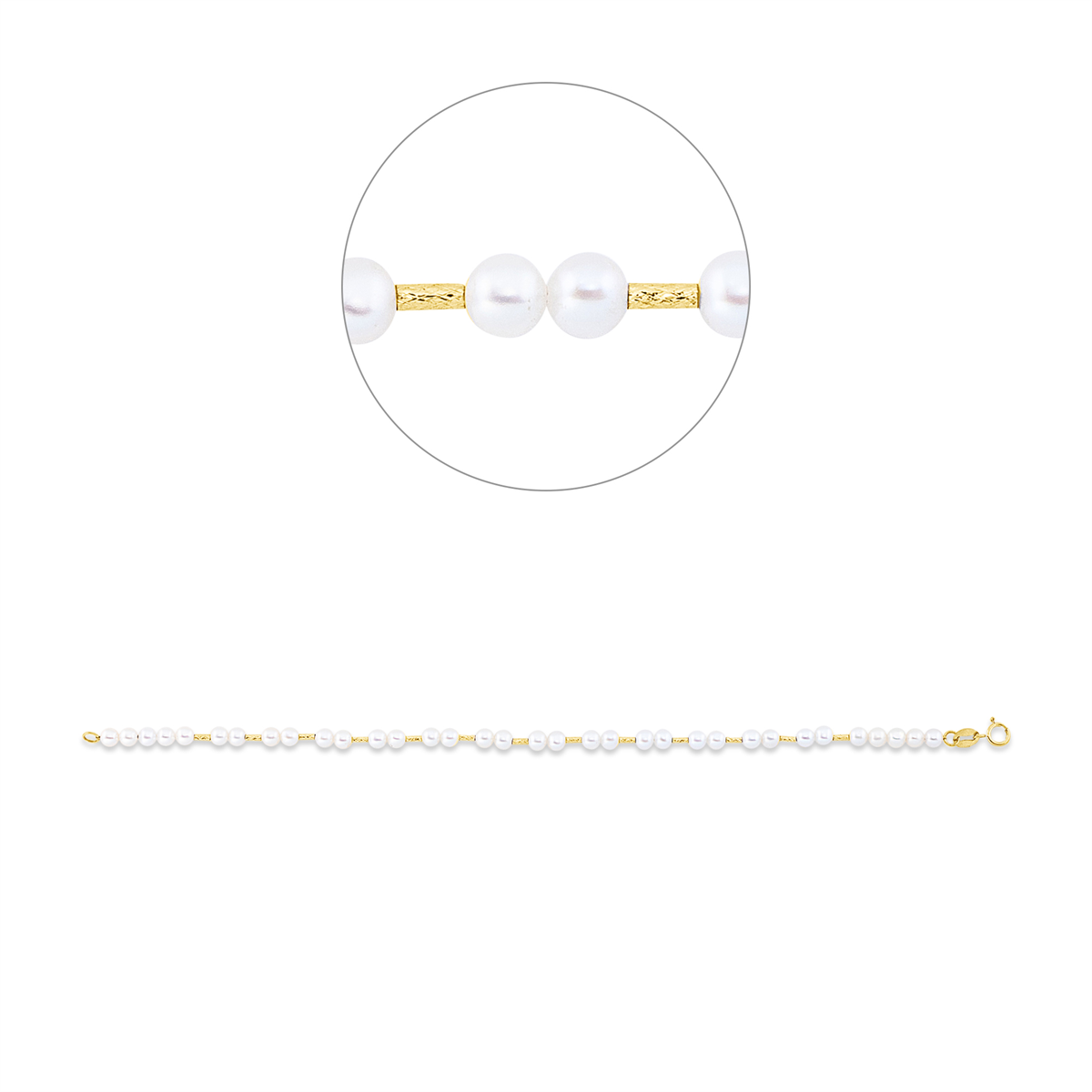 Armband  18kt Gelbgold mit 0,00ct Diamanten