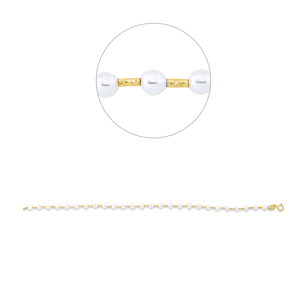 Armband  18kt Gelbgold mit 0,00ct Diamanten