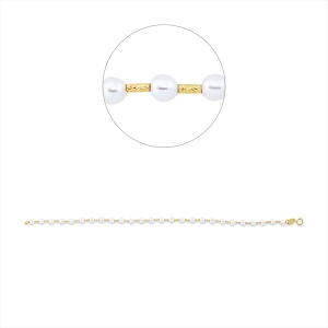 Armband  18kt Gelbgold mit 0,00ct Diamanten