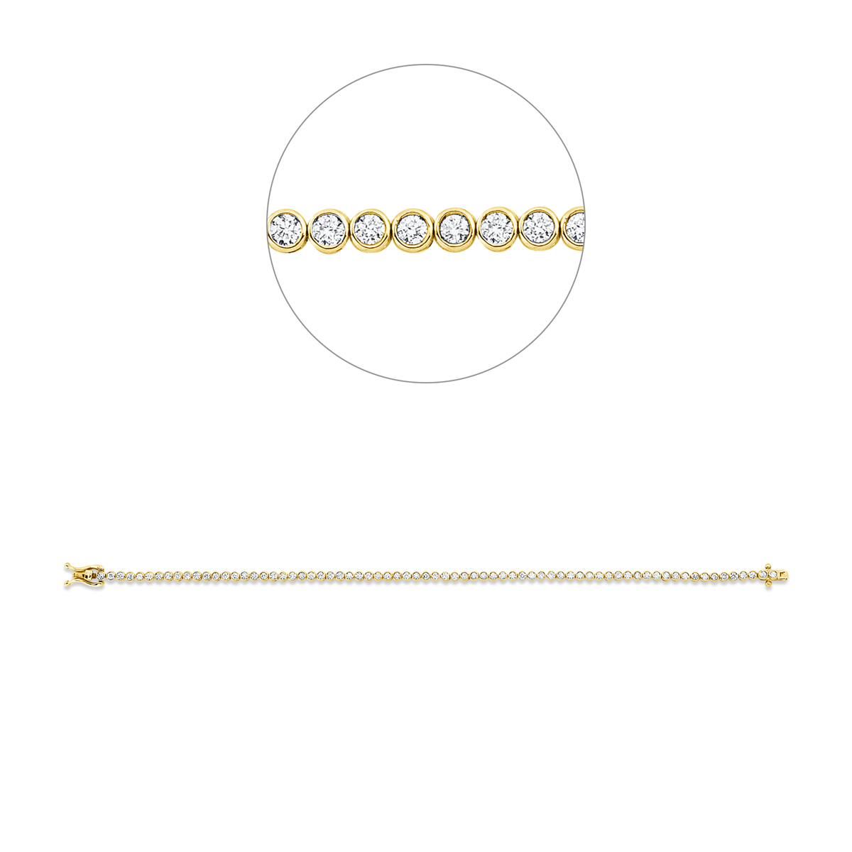 Armband Zarge 14 kt GG