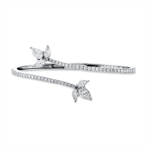 Armreif  18kt Weißgold mit 2,70ct Diamanten