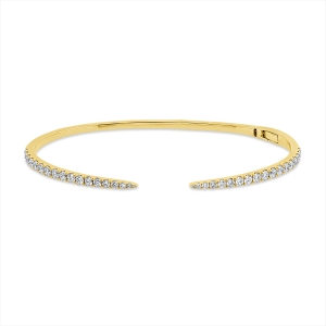 Armreif  18kt Gelbgold mit 0,98ct Diamanten