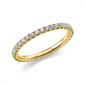 Infinity Memoire Ring  18kt Gelbgold mit 0,50ct Diamanten
