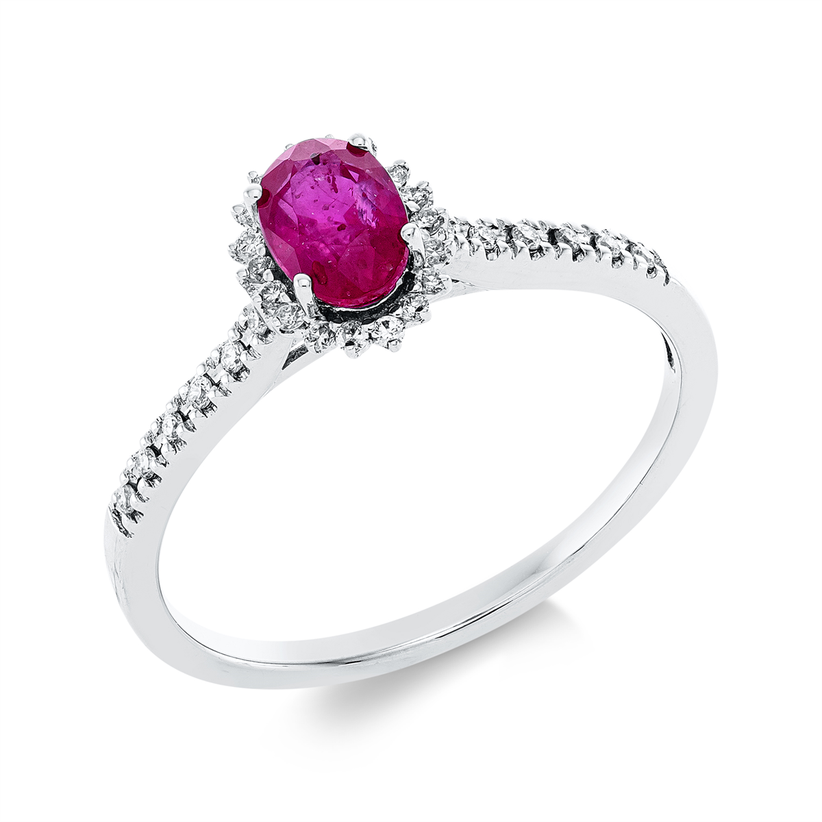 Ring 4er-Krappe 18 kt WG