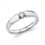 Solitaire Ring  14kt Weißgold mit 0,20ct Diamanten