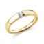 Solitaire Ring  14kt Gelbgold mit 0,15ct Diamanten