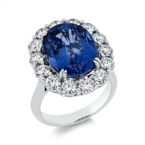 Ring 4er-Krappe 18 kt WG