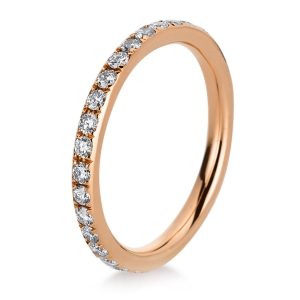 Infinity Memoire Ring  18kt Rotgold mit 0,79ct Diamanten