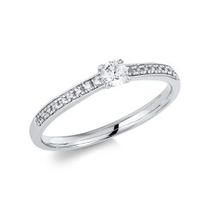 Ring 4er-Krappe 14 kt WG