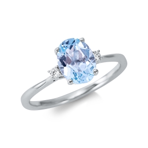 Ring 4er-Krappe 18 kt WG