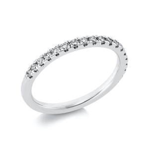 Memoire halb Ring  14kt Gelbgold mit 0,33ct Diamanten