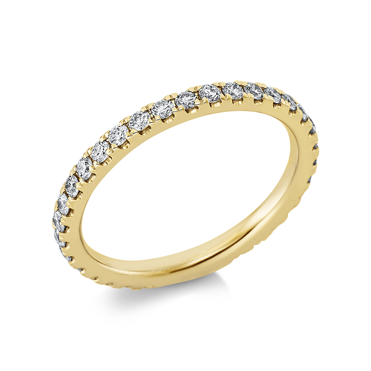 Infinity Memoire Ring  14kt Gelbgold mit 0,64ct Diamanten
