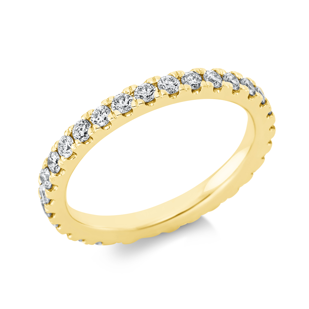 Infinity Memoire Ring  14kt Gelbgold mit 0,79ct Diamanten