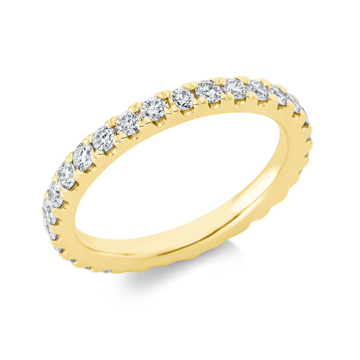 Infinity Memoire Ring  14kt Gelbgold mit 0,91ct Diamanten