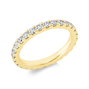 Infinity Memoire Ring  14kt Gelbgold mit 1,21ct Diamanten