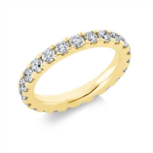 Infinity Memoire Ring  14kt Gelbgold mit 1,84ct Diamanten