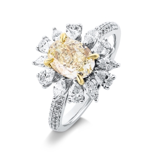 Ring 18 kt WG+GG, GIA2204652132