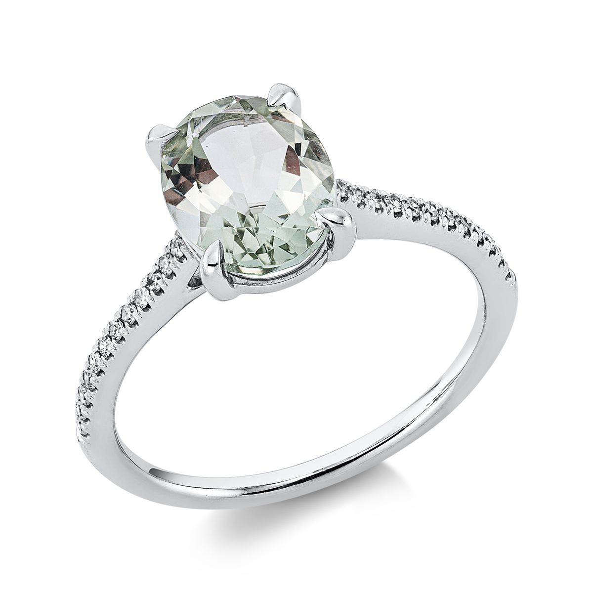 Ring 4er-Krappe 18 kt WG