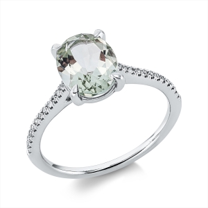 Ring 4er-Krappe 18 kt WG