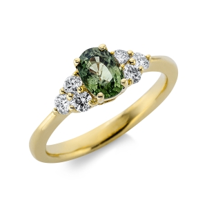 Ring 4er-Krappe 18 kt GG