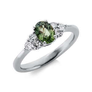 Ring 4er-Krappe 18 kt GG