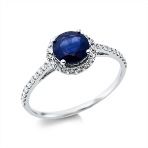 Ring 4er-Krappe 18 kt WG