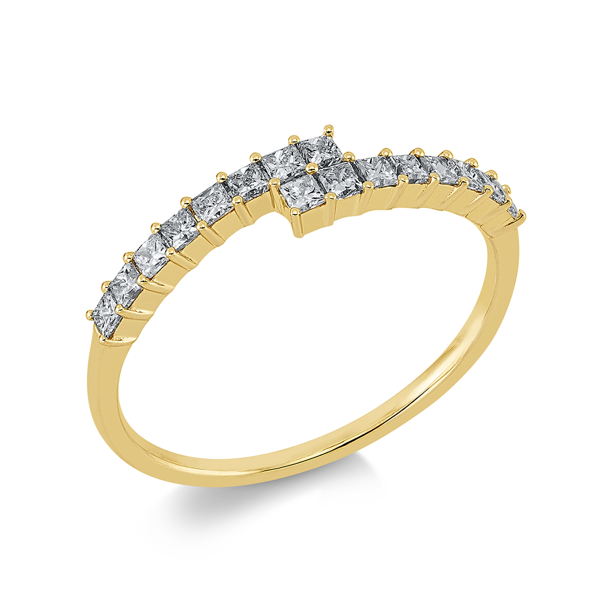Ring  18kt Gelbgold mit 0,33ct Diamanten