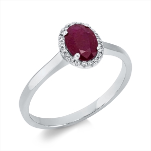 Ring 4er-Krappe 18 kt WG