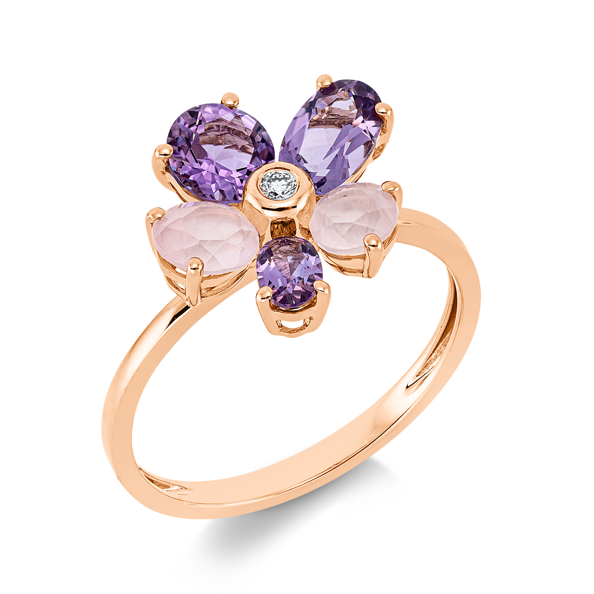 Ring 18 kt RG Blume