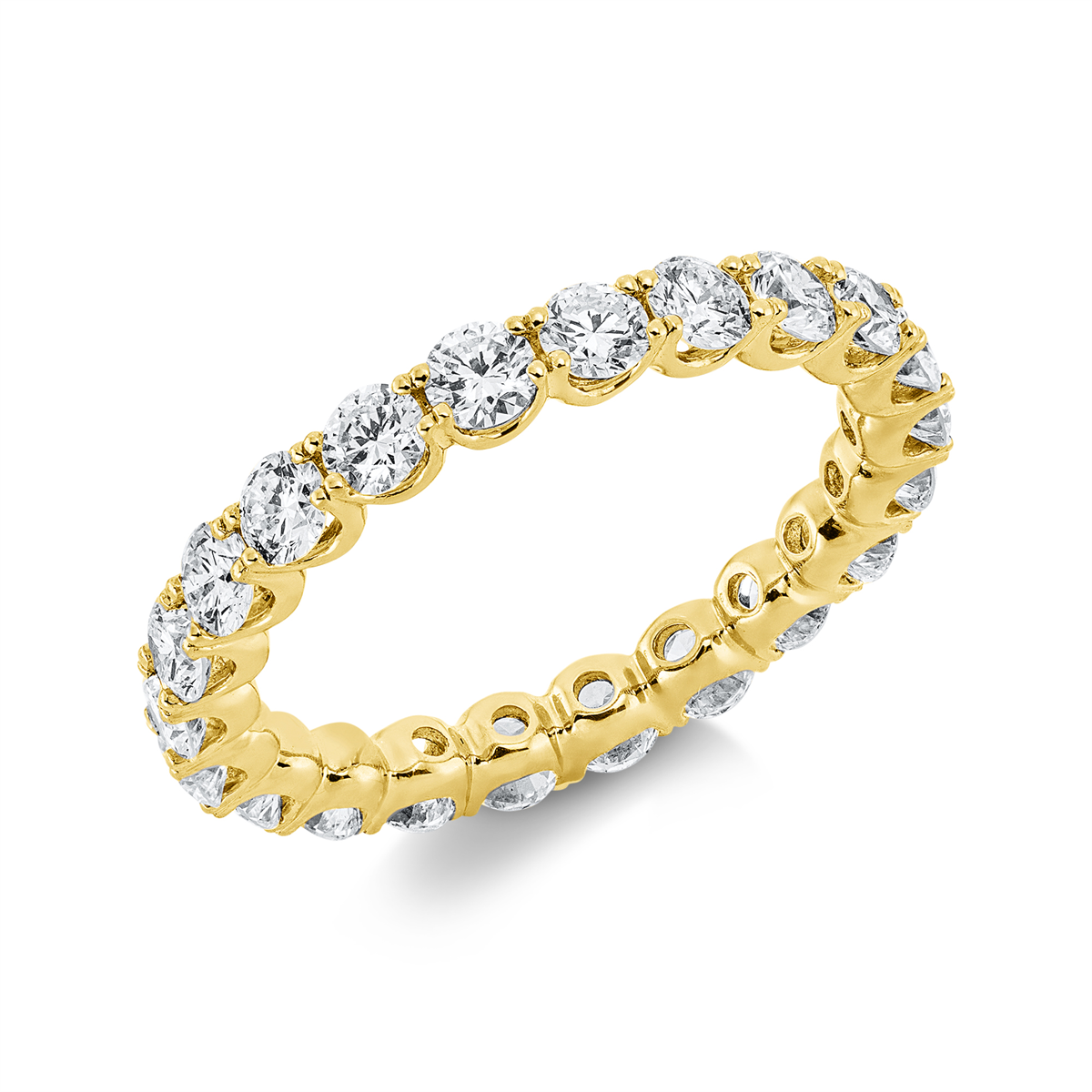 Infinity Memoire Ring  18kt Gelbgold mit 1,73ct Diamanten