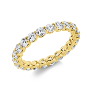 Infinity Memoire Ring  18kt Gelbgold mit 1,73ct Diamanten