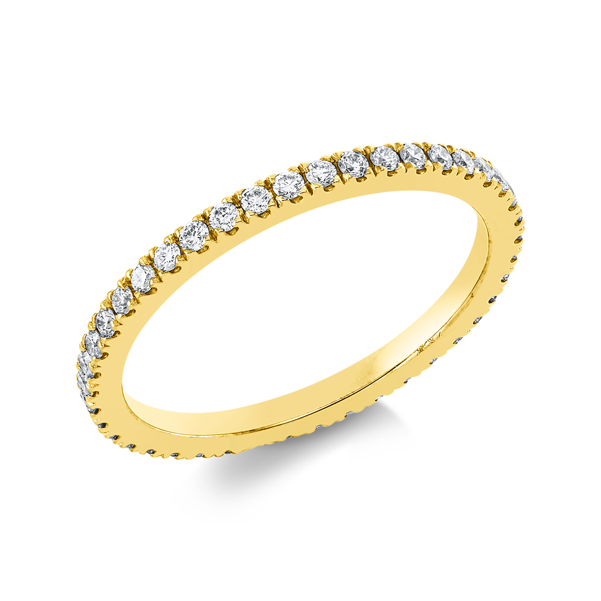 Infinity Memoire Ring  18kt Gelbgold mit 0,41ct Diamanten