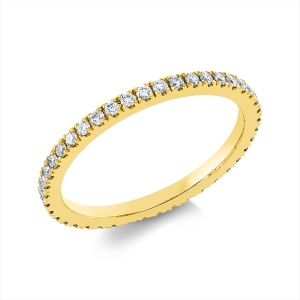 Infinity Memoire Ring  18kt Gelbgold mit 0,41ct Diamanten