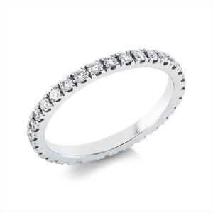 Infinity Memoire Ring  18kt Weißgold mit 0,69ct Diamanten