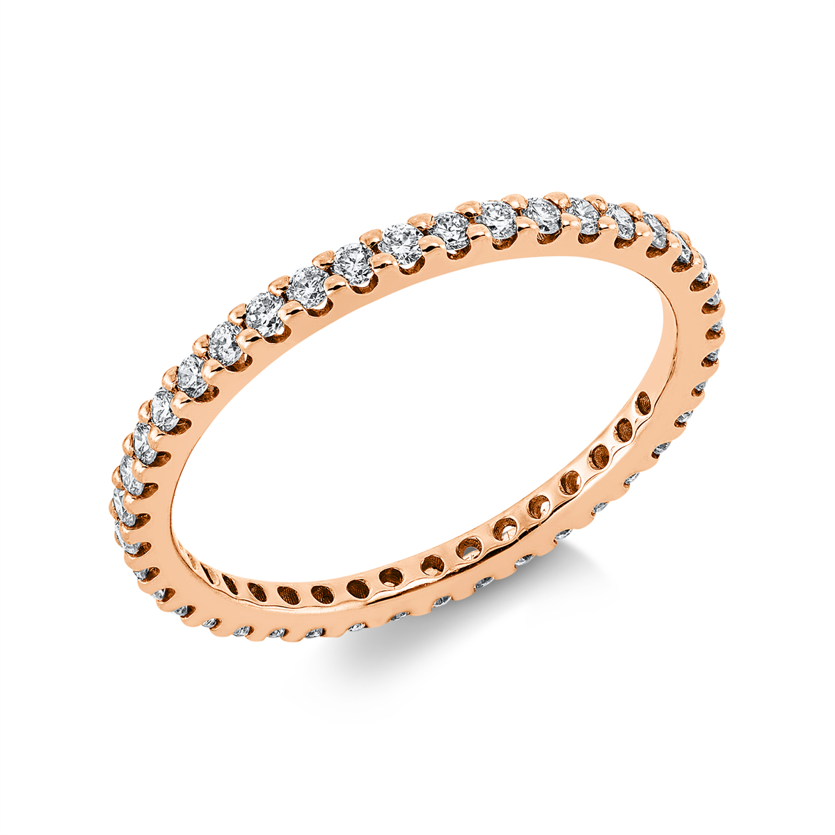 Infinity Memoire Ring  18kt Rotgold mit 0,50ct Diamanten