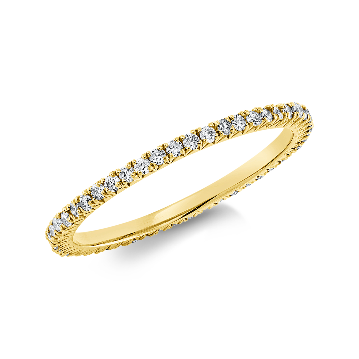Infinity Memoire Ring  18kt Gelbgold mit 0,39ct Diamanten