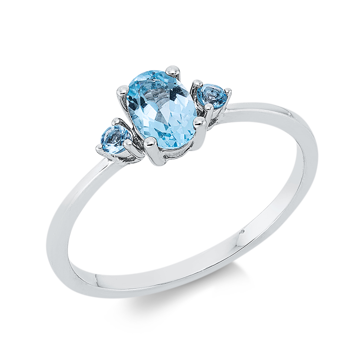 Ring 4er-Krappe 18 kt WG