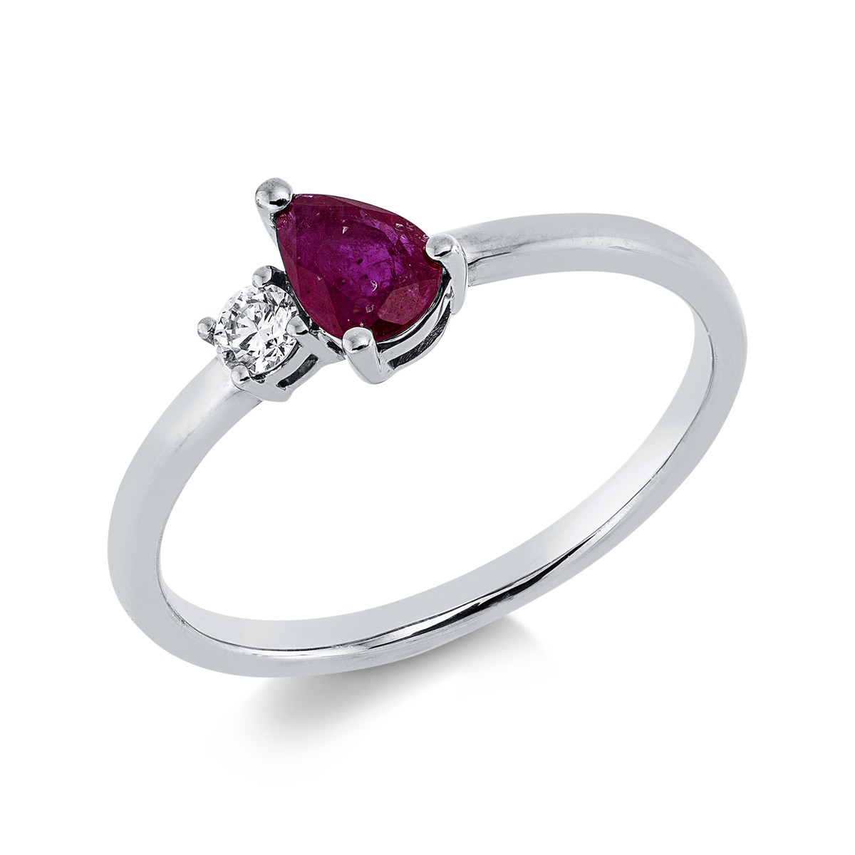 Ring 3er-Krappe 18 kt WG