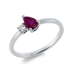 Ring 3er-Krappe 18 kt WG