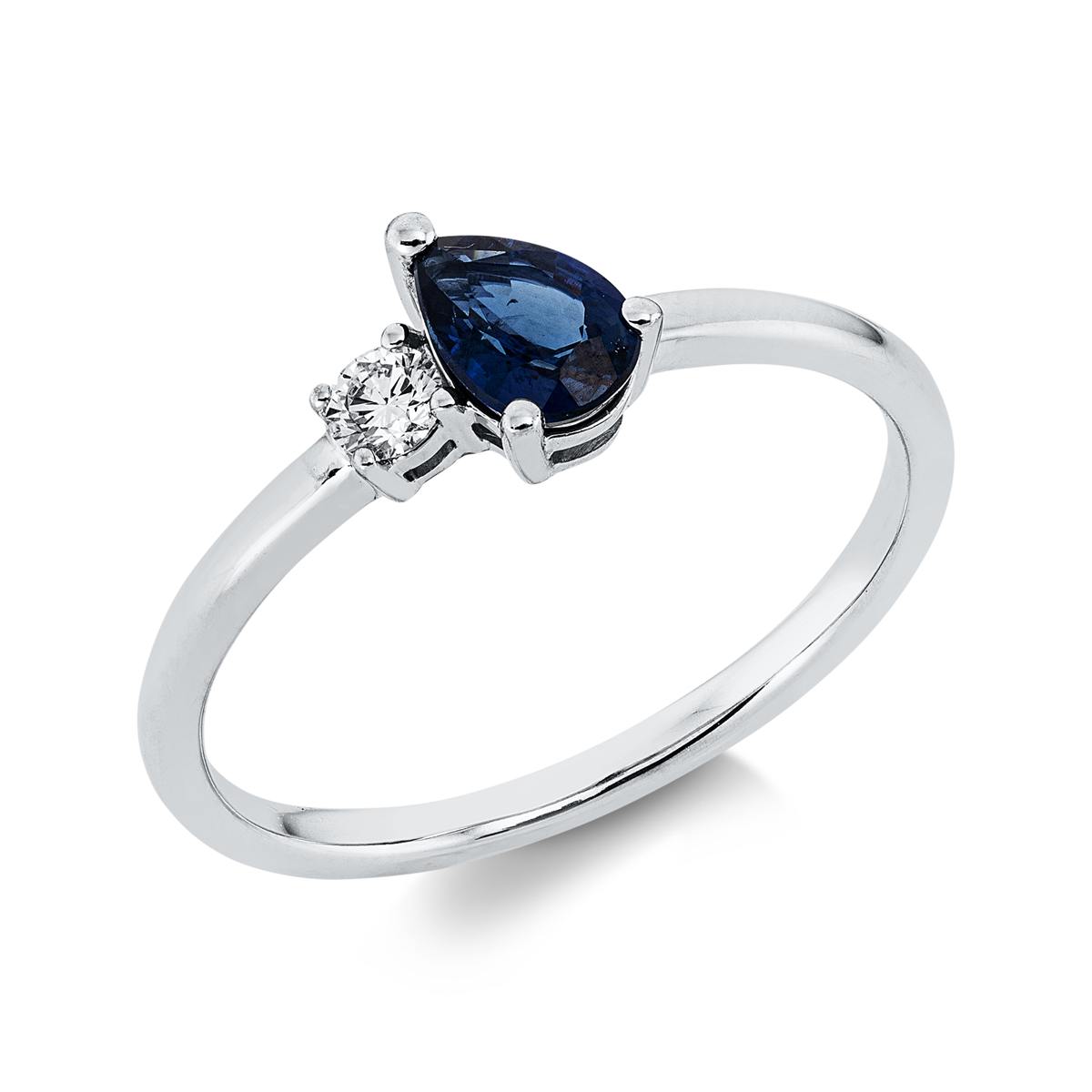 Ring 3er-Krappe 18 kt WG