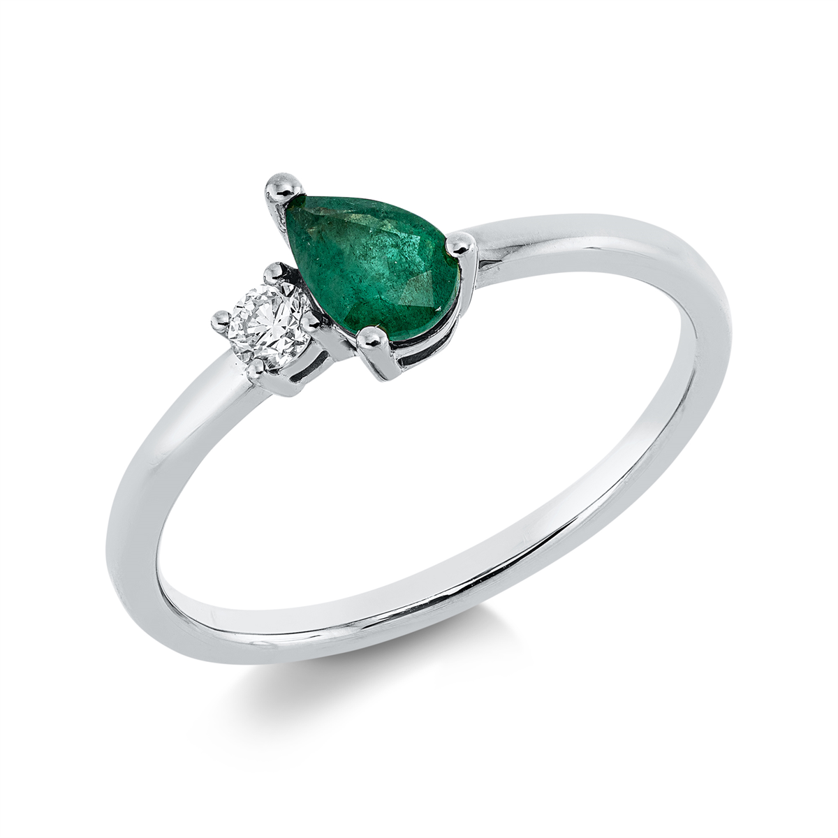 Ring 3er-Krappe 18 kt WG