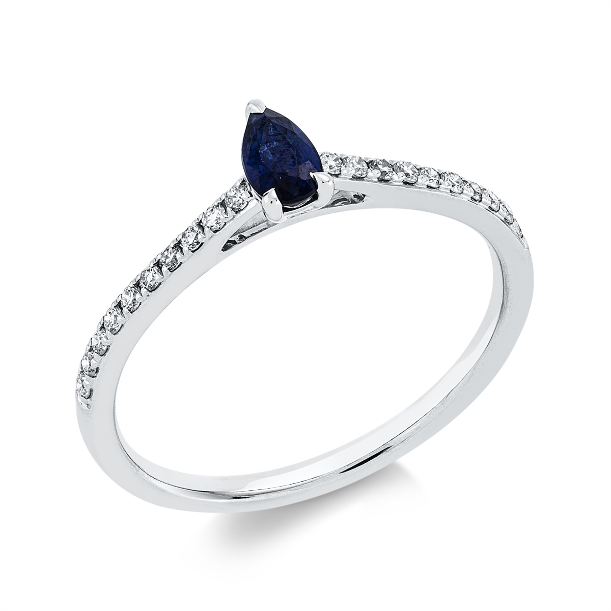 Ring 3er-Krappe 18 kt WG