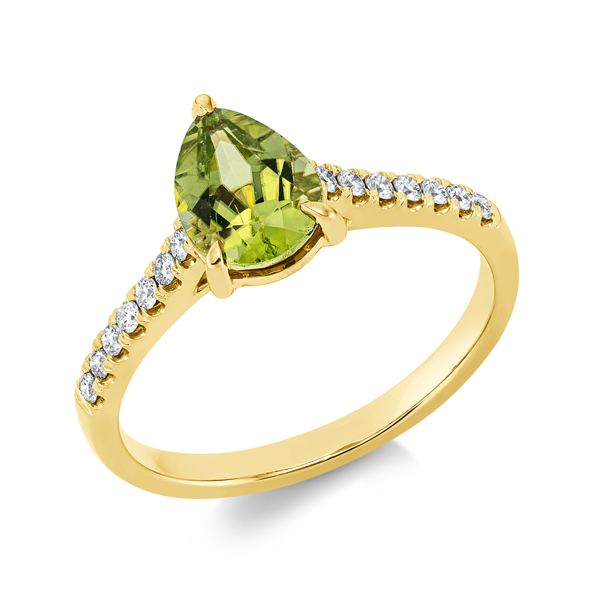 Ring 3er-Krappe 18 kt GG